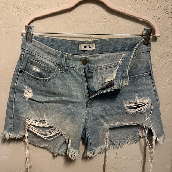 JBD Distressed Denim Shorts - small - Picture 3 of 8